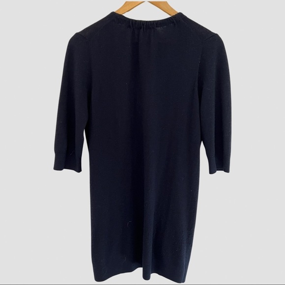 Vince Black V-Neck Half Sleeve Cashmere Cardigan M ($395) - Picture 2 of 4